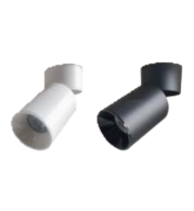 TL-FRAME -CYB Cylindrical LED Light Frame 72x97x144mm in White & Black Finish, Provides Ambient Lighting with High-Quality Materials for Indoor Use